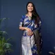 N BLUE__Royal Rajgharana Sarees